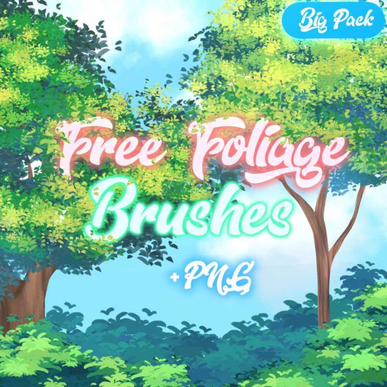 foliage procreate brush free