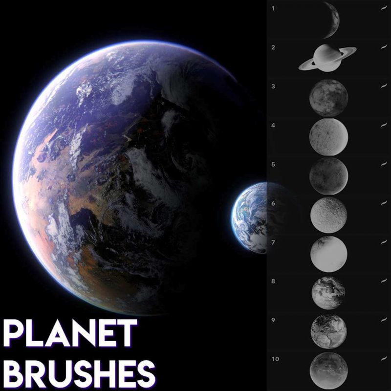free planet brushes procreate