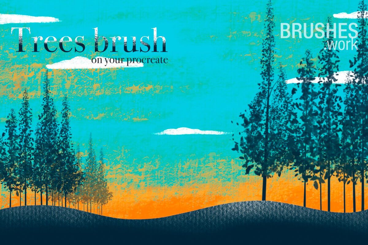 free procreate tree brushes download