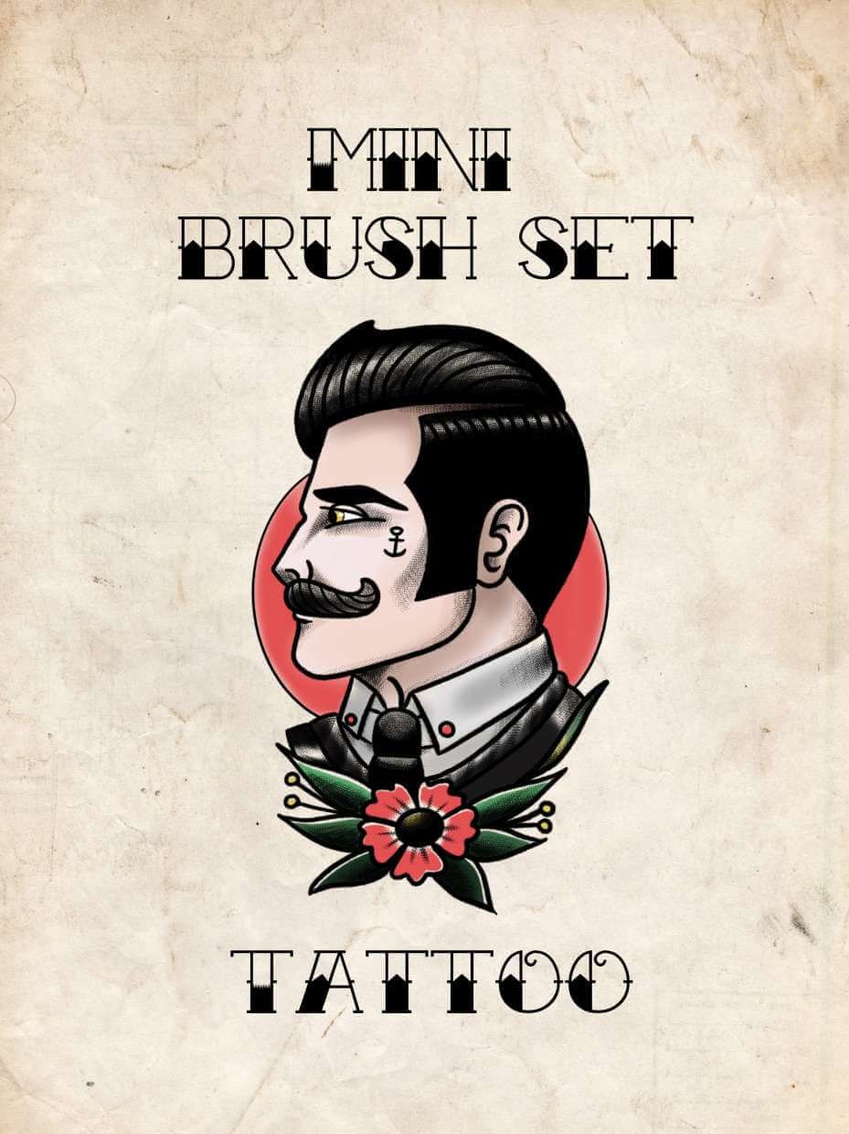 200 Roses Tattoo Bruses  Stamps Volume 1 for Procreate application   Alaskan Ink Studio