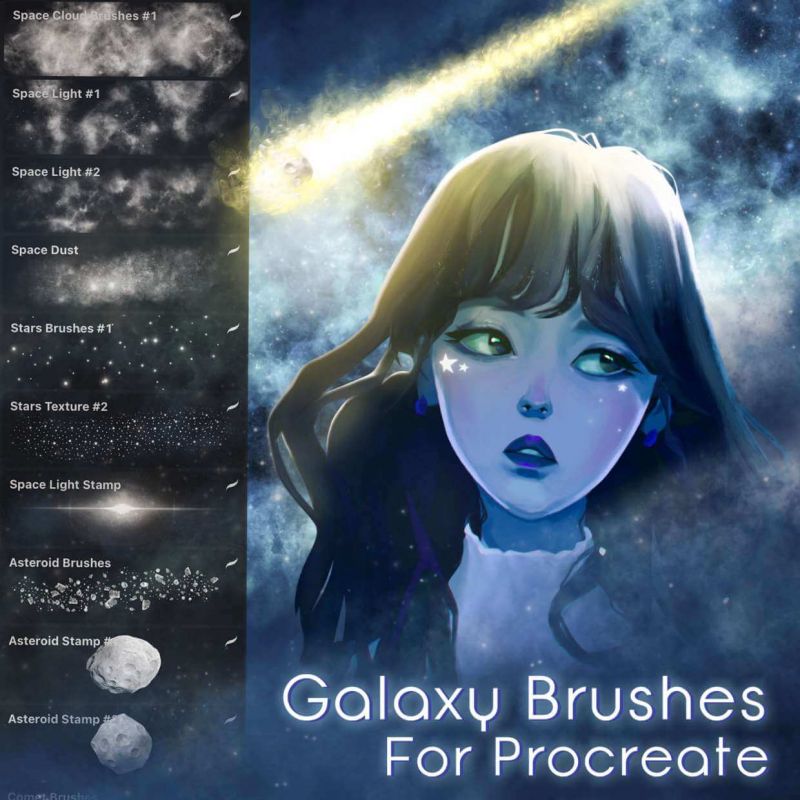 galaxy brush procreate free