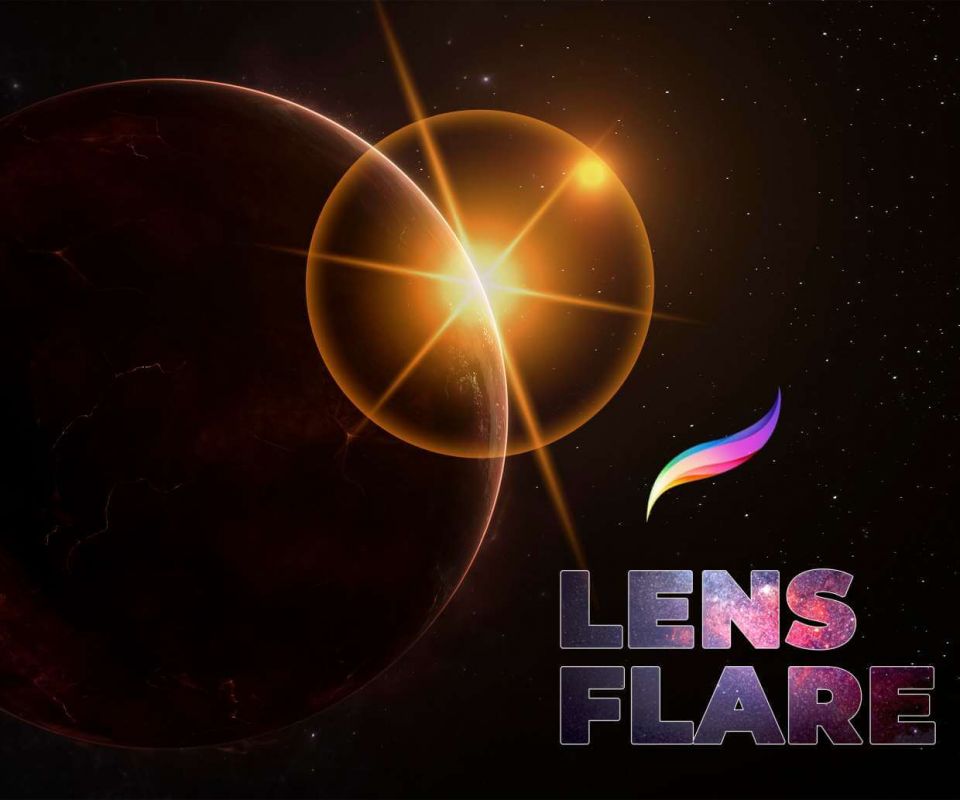 lens flare brush procreate free