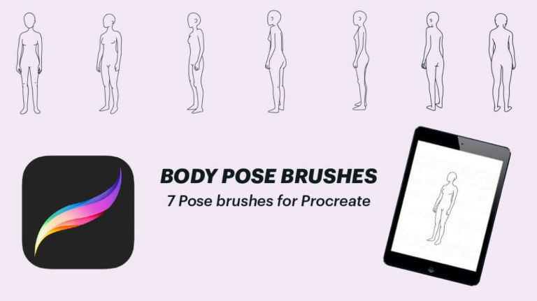 procreate poses brush free
