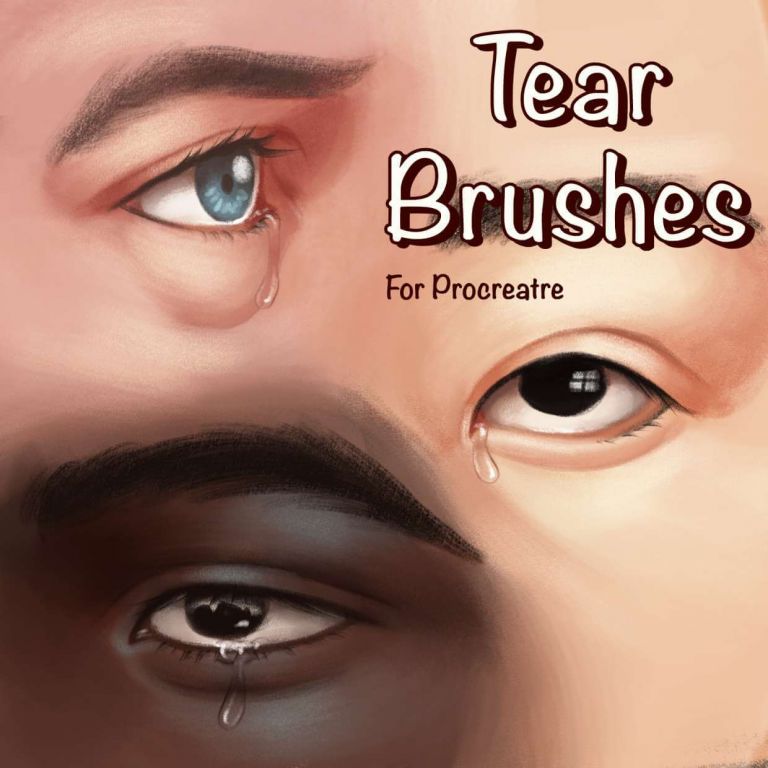 tears procreate brush free
