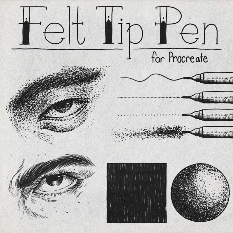 free pen brushes procreate