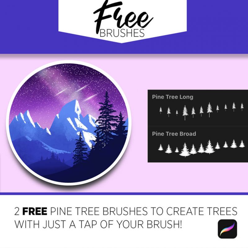 silhouette brushes procreate free