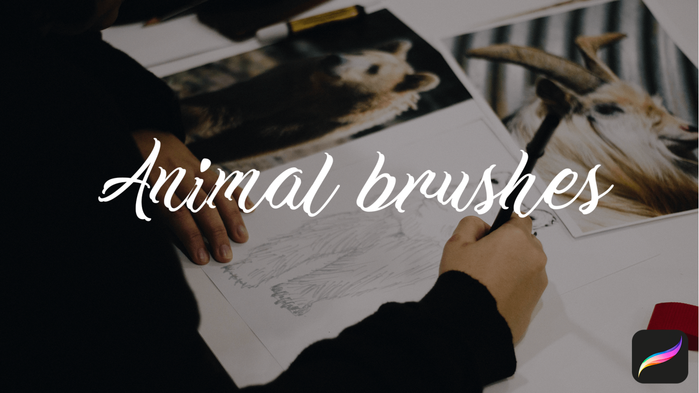 free animal procreate brushes
