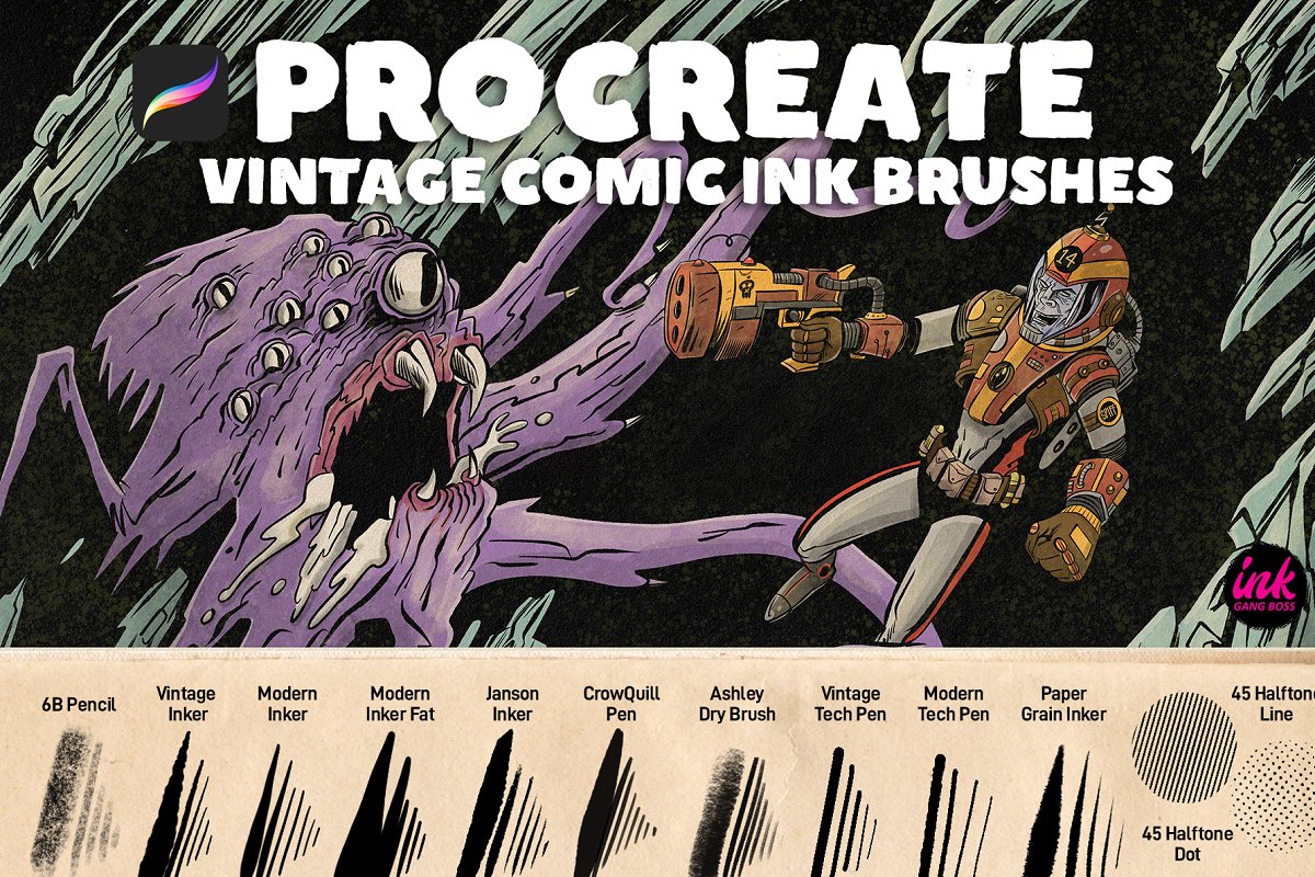 Pro Comic Ink – Tip Top Brushes