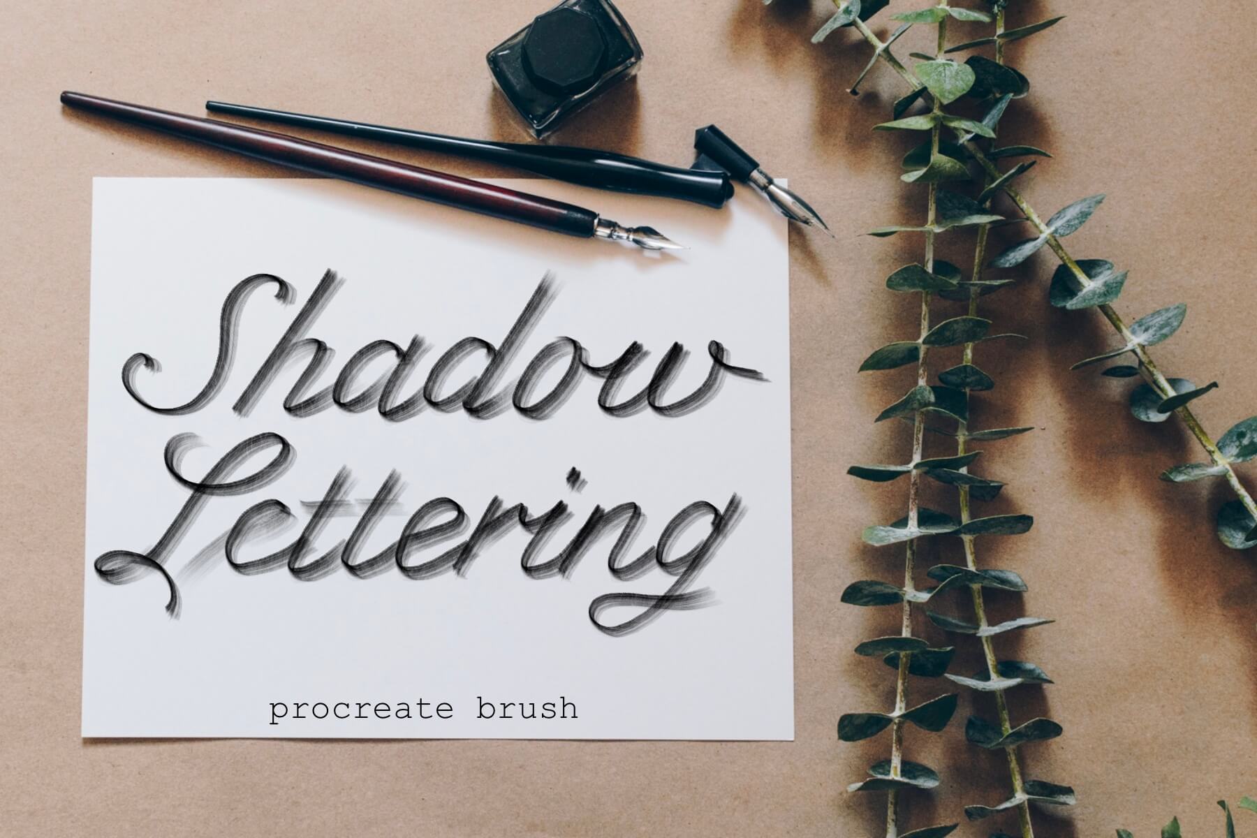 17 beautiful calligraphy brushes for procreate - Free Brushes for Procreate