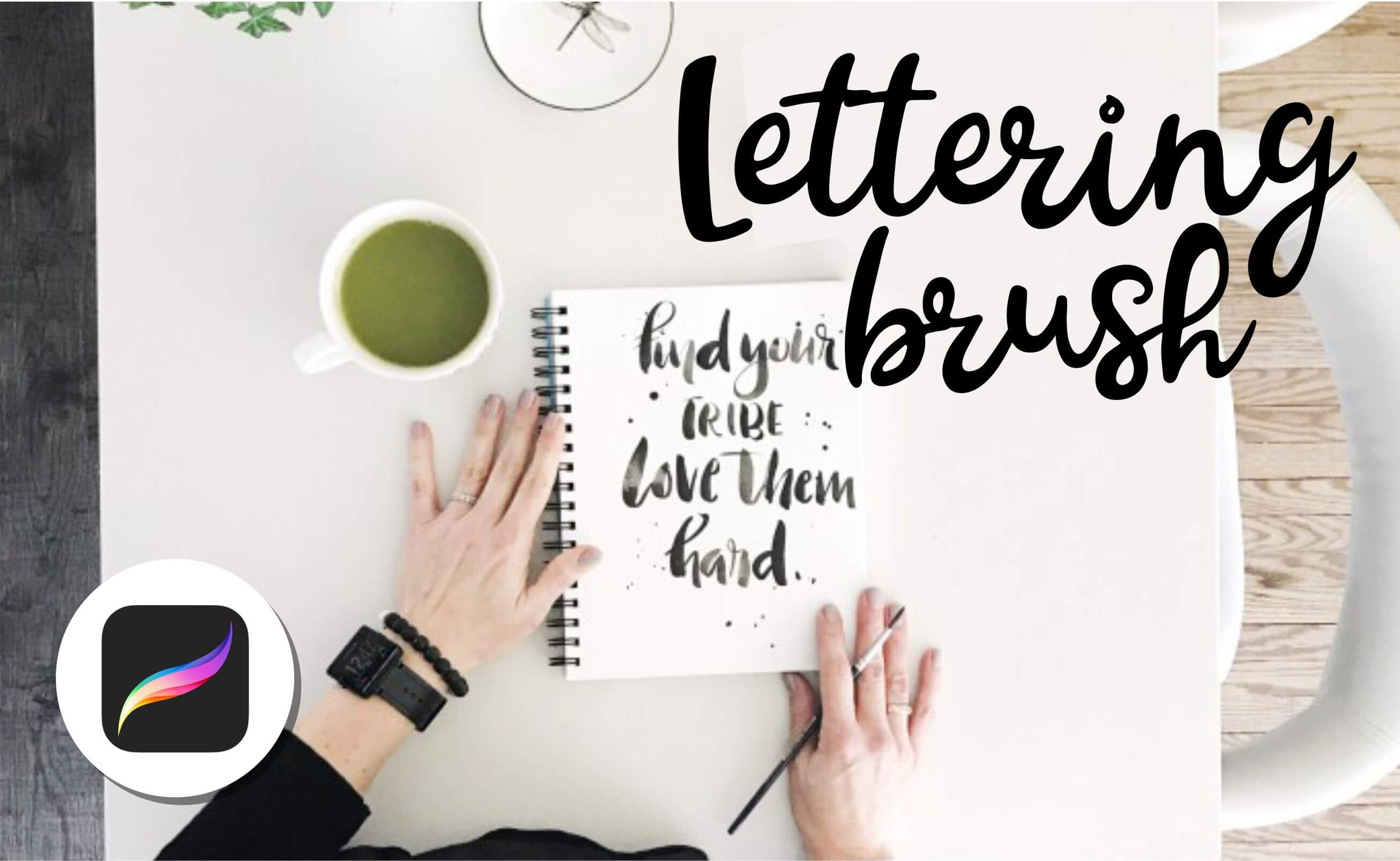 The cheapest versatile Brush Lettering Starter Kit - halfapx