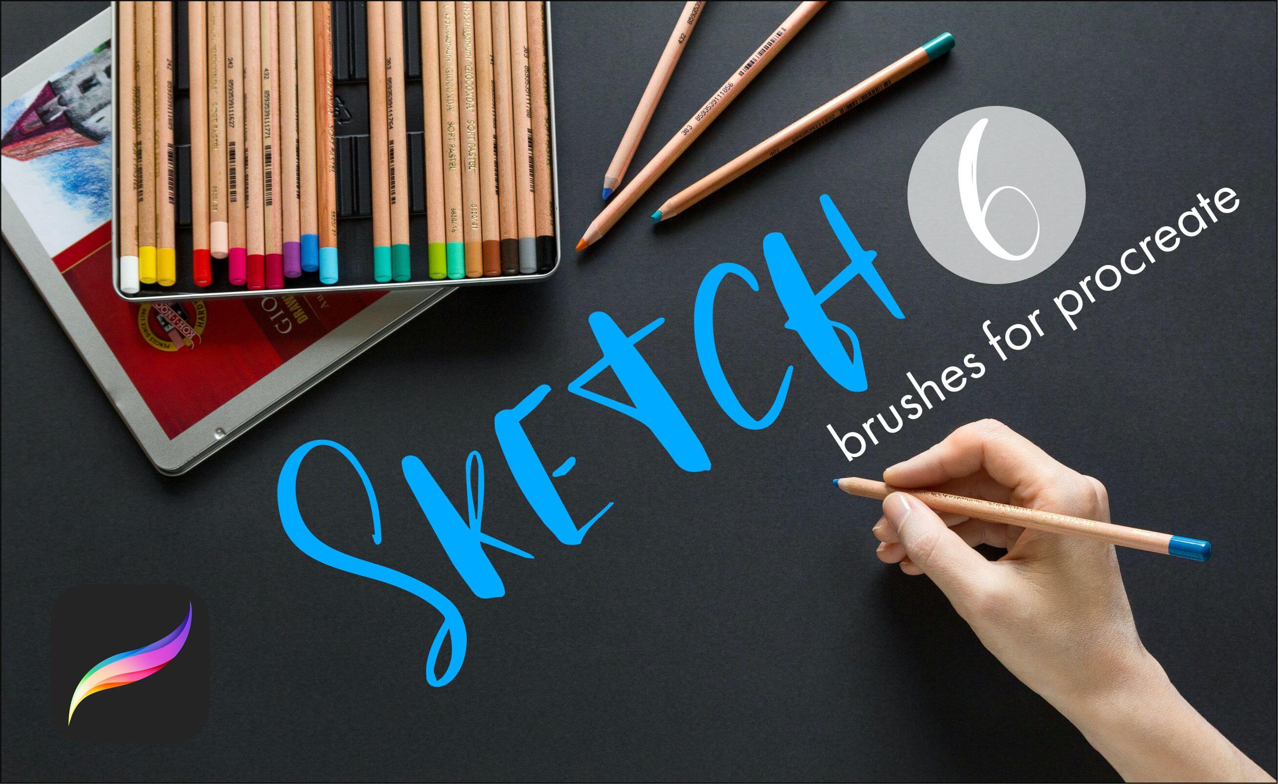 Sketch Brushes For Procreate  Design Cuts