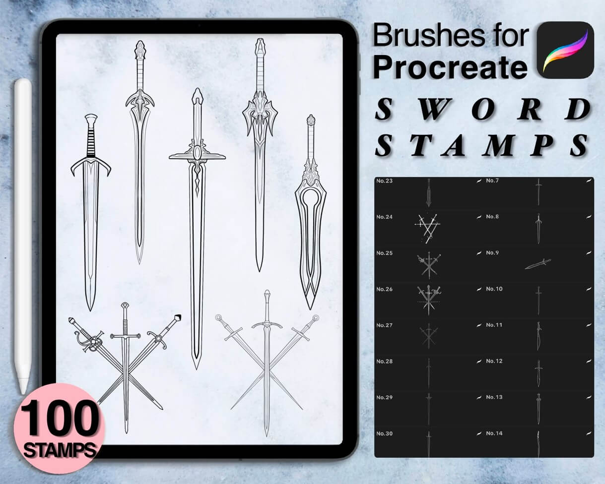BUILD XOXO LOVE BRUSH STAMP PROCREATE Graphic by Wishchy Online