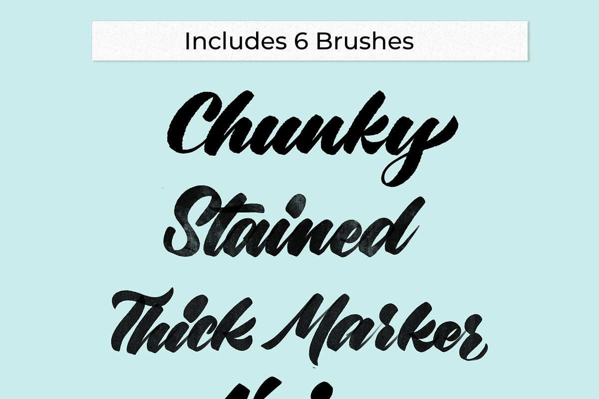 [paid] Procreate Thick & Thin Brush Set - Free Brushes For Procreate